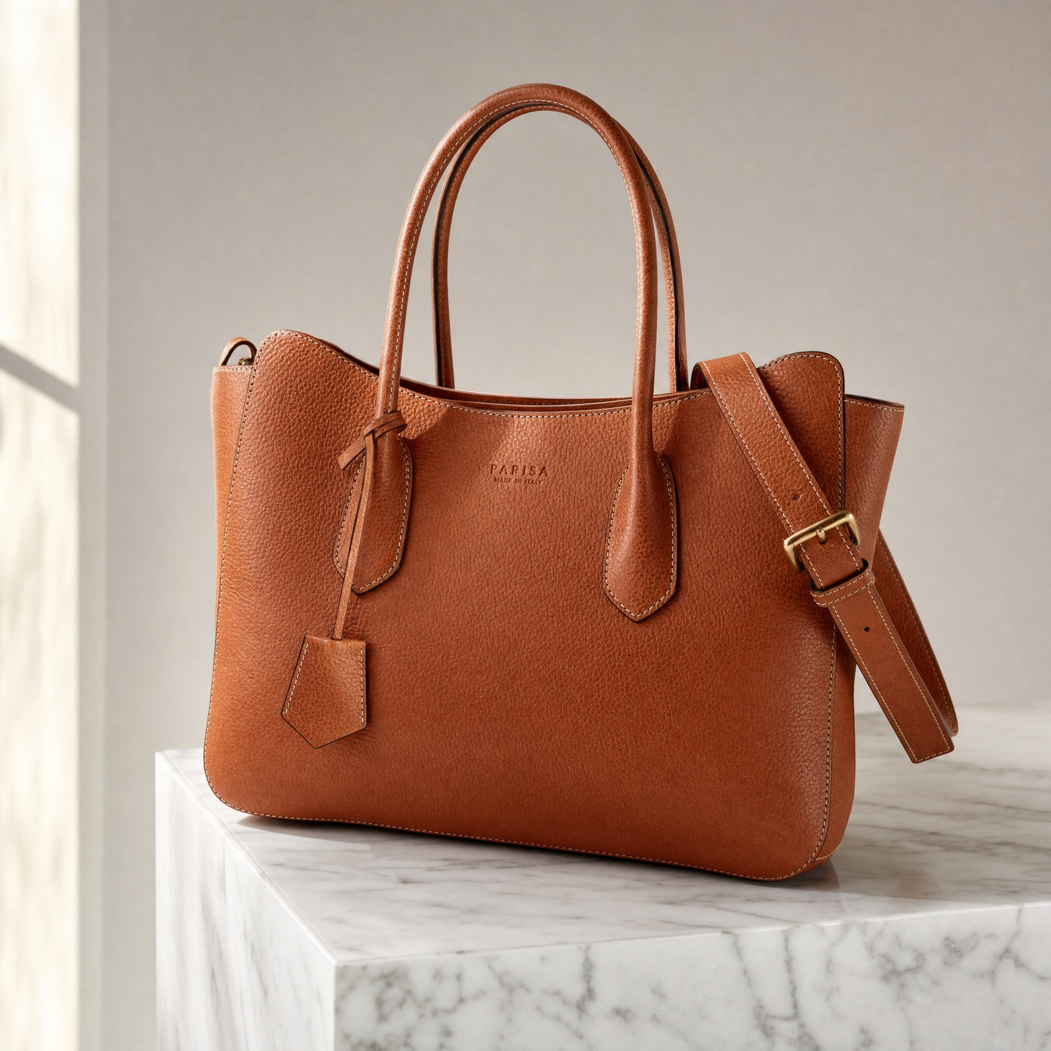 Leather bag: Original, matching close-up